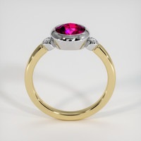 1.51 Ct. Ruby Ring, 18K White & Yellow 3