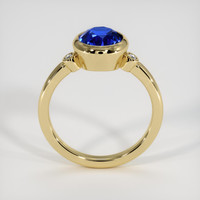 2.22 Ct. Blue Sapphire Ring, 10K Yellow Gold 3
