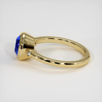 2.22 Ct. Blue Sapphire Ring, 10K Yellow Gold 4