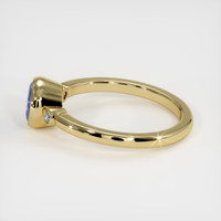 2.14 Ct. Blue Sapphire Ring, 14K Yellow Gold 4