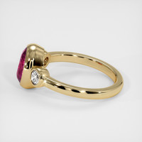 2.06 Ct. Sapphire Ring, 14K Yellow Gold 4