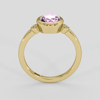 1.71 Ct. Pink Sapphire Ring, 14K Yellow Gold 3