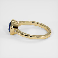 1.38 Ct. Blue Sapphire Ring, 14K Yellow Gold 4