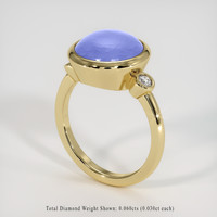 5.49 Ct. Sapphire Ring, 14K Yellow Gold 2