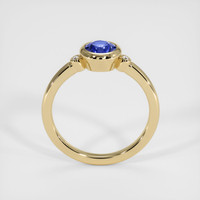 0.94 Ct. Blue Sapphire Ring, 18K Yellow Gold 3