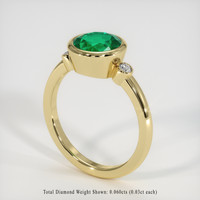 1.87 Ct. Emerald Ring, 18K Yellow Gold 2