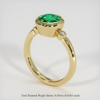 1.77 Ct. Emerald Ring, 18K Yellow Gold 2
