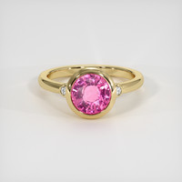 2.01 Ct. Gemstone Ring, 18K Yellow Gold 1