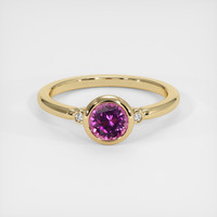 0.88 Ct. Gemstone Ring, 18K Yellow Gold 1