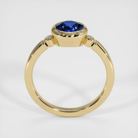 1.38 Ct. Blue Sapphire Ring, 18K Yellow Gold 3