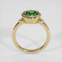 2.25 Ct. Green Sapphire Ring, 18K Yellow Gold 3