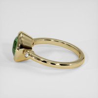 2.25 Ct. Green Sapphire Ring, 18K Yellow Gold 4