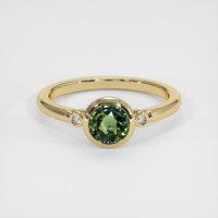 1.27 Ct. Sapphire Ring, 18K Yellow Gold 1