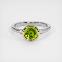 1.31 Ct. Gemstone Ring, 14K Yellow & White 1