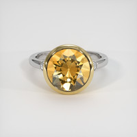 4.12 Ct. Gemstone Ring, 14K Yellow & White 1