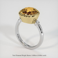 4.12 Ct. Gemstone Ring, 14K Yellow & White 2