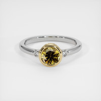 1.01 Ct. Gemstone Ring, 14K Yellow & White 1