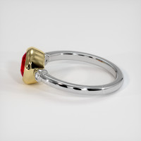 1.68 Ct. Ruby Ring, 14K Yellow & White 4