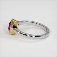 1.51 Ct. Ruby Ring, 14K Yellow & White 4
