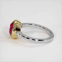 2.76 Ct. Ruby Ring, 14K Yellow & White 4