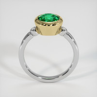 1.77 Ct. Emerald Ring, 18K Yellow & White 3