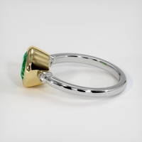 1.77 Ct. Emerald Ring, 18K Yellow & White 4