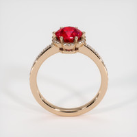 2.01 Ct. Ruby Ring, 14K Rose Gold 3