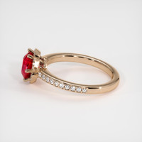 2.01 Ct. Ruby Ring, 14K Rose Gold 4