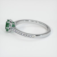 1.01 Ct. Sapphire Ring, 18K White Gold 4
