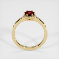 0.85 Ct. Ruby Ring, 14K Yellow Gold 3