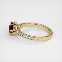0.77 Ct. Ruby Ring, 14K Yellow Gold 4