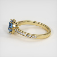 1.44 Ct. Sapphire Ring, 14K Yellow Gold 4