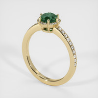 1.01 Ct. Sapphire Ring, 14K Yellow Gold 2