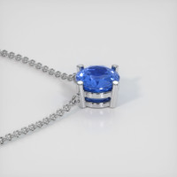 1.89 Ct. Sapphire Necklace, Platinum 950 3