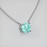 0.67 Ct. Gemstone Necklace, Platinum 950 2