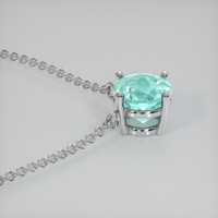 0.67 Ct. Gemstone Necklace, Platinum 950 3