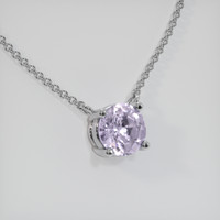 1.29 Ct. Gemstone Necklace, Platinum 950 2