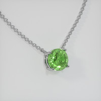 0.90 Ct. Gemstone Necklace, Platinum 950 2