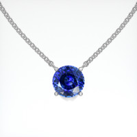 1.88 Ct. Sapphire Necklace, Platinum 950 1