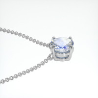 1.59 Ct. Bi Color Sapphire Necklace, Platinum 950 3