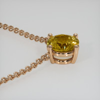 2.10 Ct. Gemstone Necklace, 14K Rose Gold 3