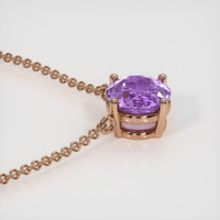 1.45 Ct. Gemstone Necklace, 14K Rose Gold 3