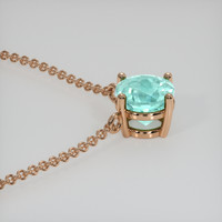 0.67 Ct. Gemstone Necklace, 14K Rose Gold 3