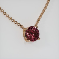 2.86 Ct. Gemstone Necklace, 14K Rose Gold 2