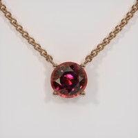 2.60 Ct. Gemstone Necklace, 14K Rose Gold 1