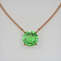 1.54 Ct. Gemstone Necklace, 14K Rose Gold 1