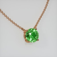 1.54 Ct. Gemstone Necklace, 14K Rose Gold 2