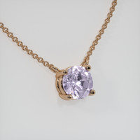 1.29 Ct. Gemstone Necklace, 14K Rose Gold 2