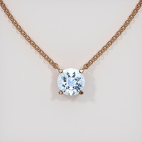 0.77 Ct. Gemstone Necklace, 14K Rose Gold 1