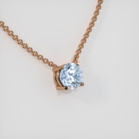 0.77 Ct. Gemstone Necklace, 14K Rose Gold 2